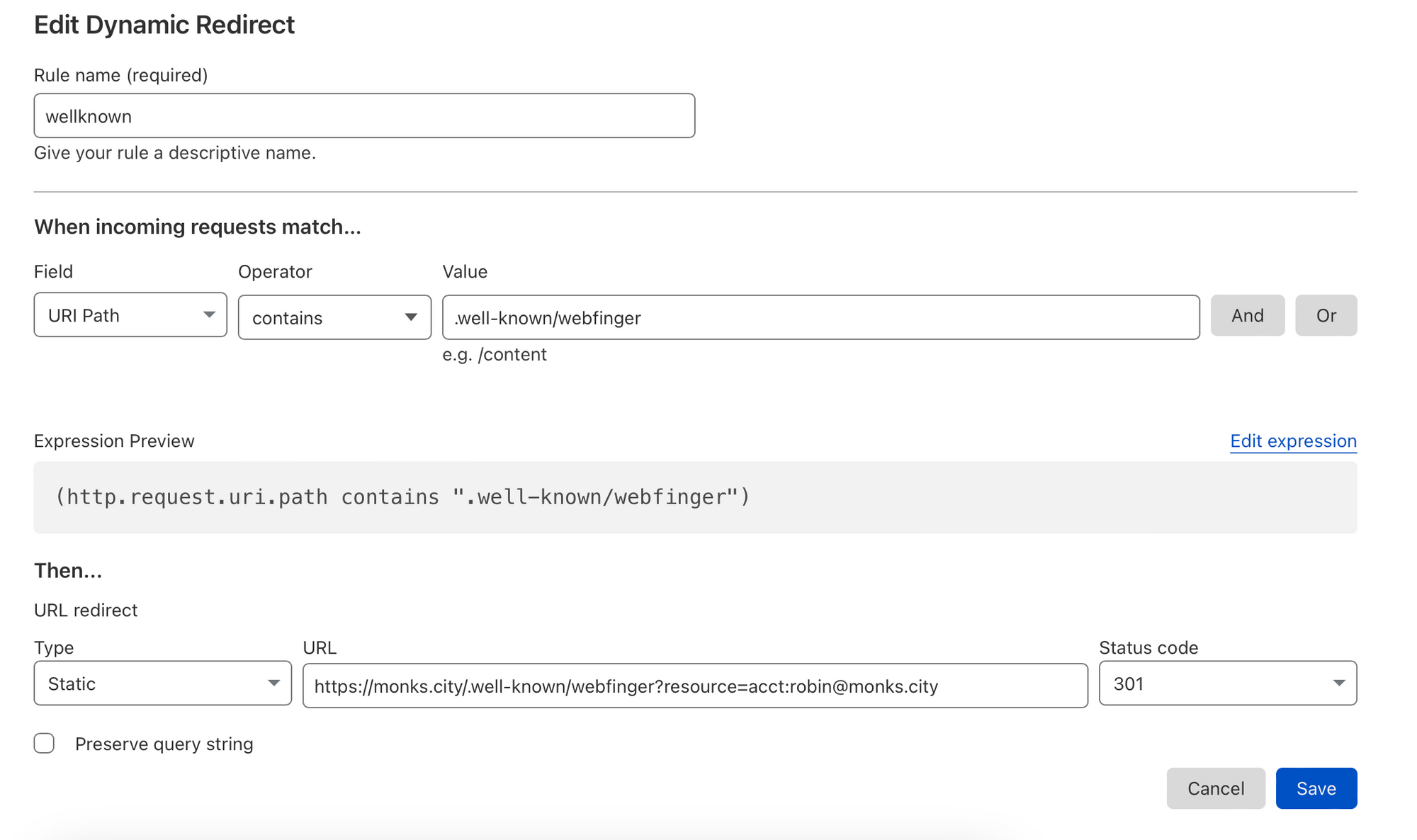 Using Cloudflare to Customize Your Mastodon Username Domain